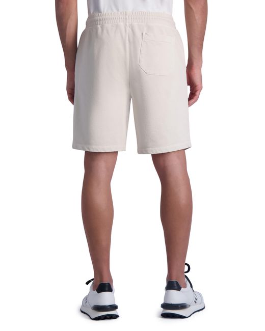 Karl Lagerfeld Drawstring Sweat Shorts in White for Men | Lyst