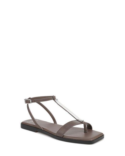 Sarto White Logan Ankle Strap Sandal