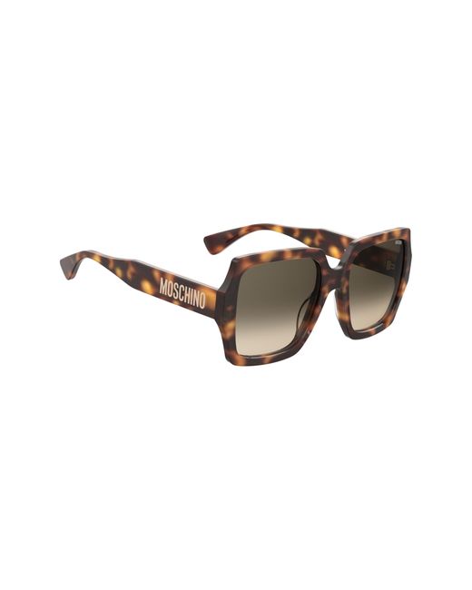 Moschino Multicolor 56mm Gradient Square Sunglasses