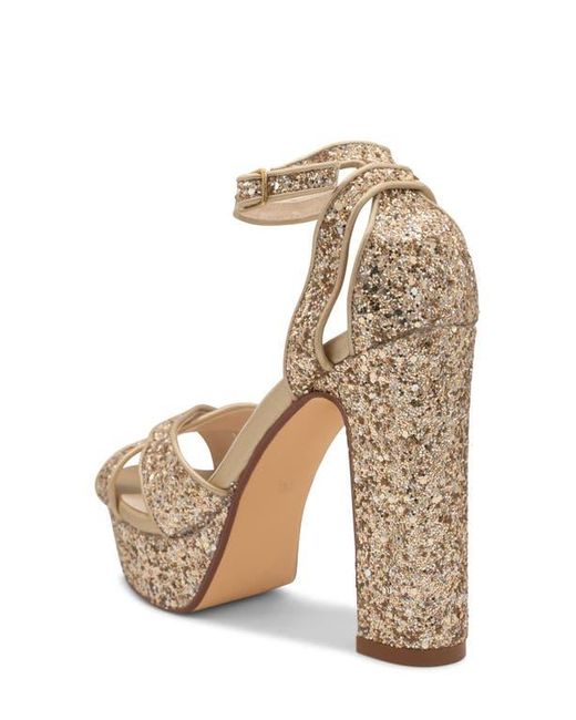 Touch Ups Metallic Jemma Ankle Strap Platform Sandal