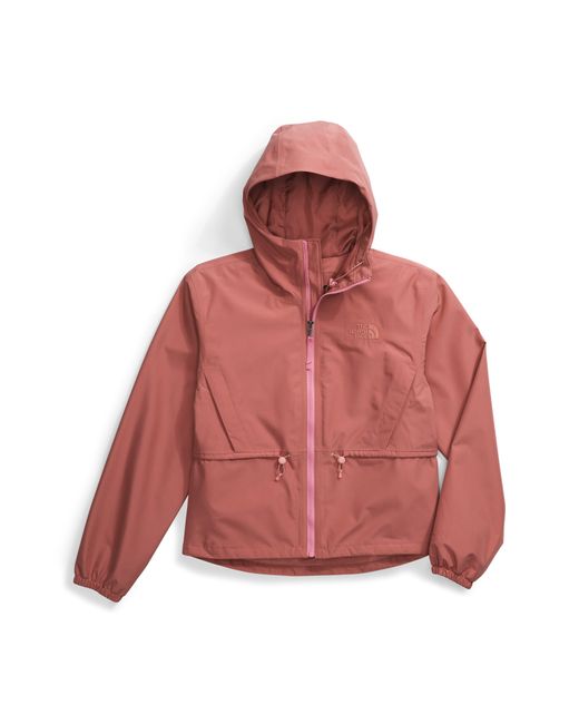 The North Face Red Daybreak Water Repellent Hooded Jacket
