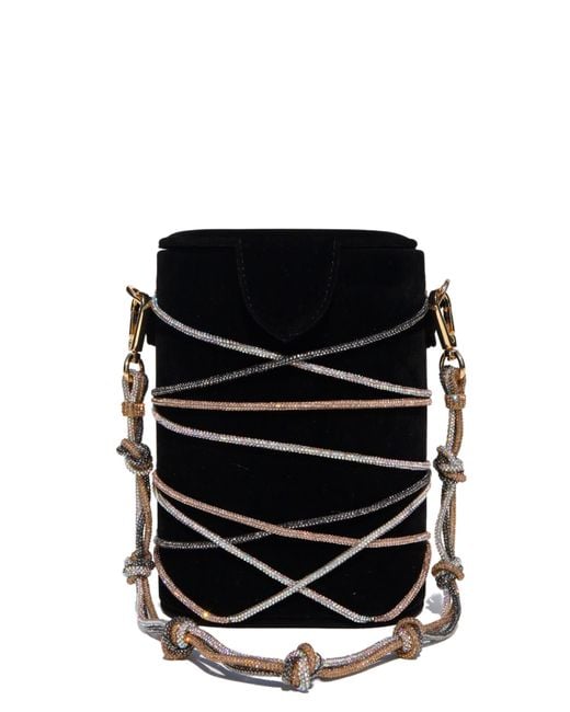 Simitri Black Knotty Bucket Bag