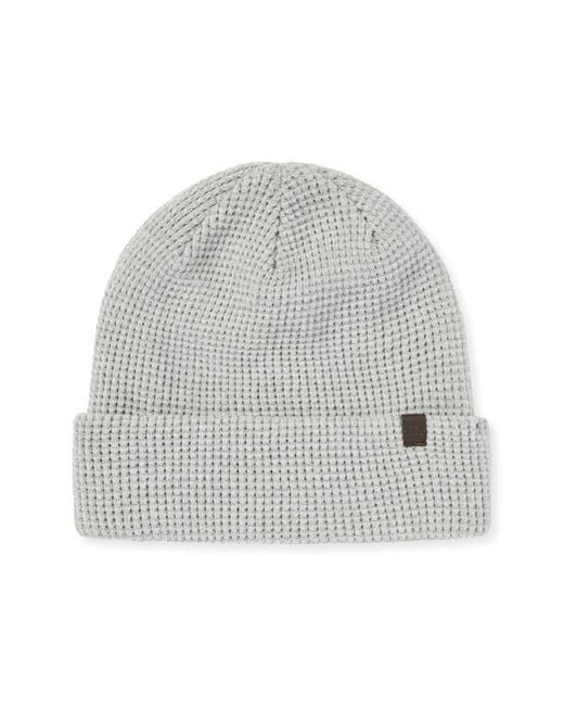 Travis Mathew Gray Cloud Waffle Beanie for men