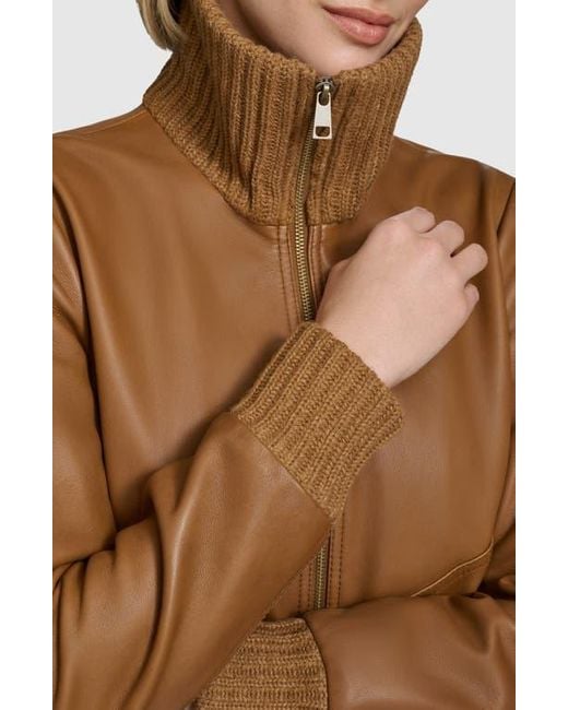 Andrew Marc Black Beatrix Leather Jacket