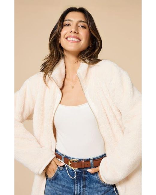 Softies Natural Dreamplush Two Way Zip Jacket