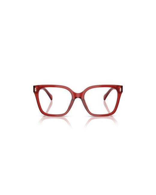 Ralph Red 53Mm Square Optical Glasses