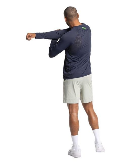 AVI Blue Performance Pickleball Long Sleeve for men