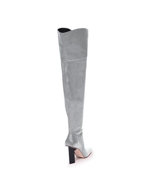 Tiannia Barnes Gray Cullinan Over-The-Knee Boot