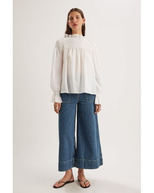 Merlette White Majorelle Top