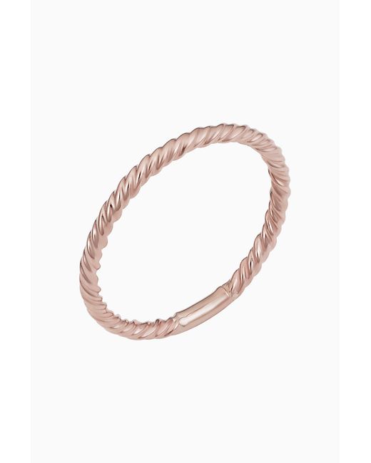 Oradina White 14K Stackable Dawn Ring