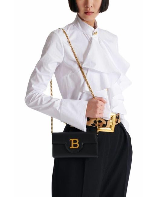 Balmain Black B-Buzz Leather Wallet