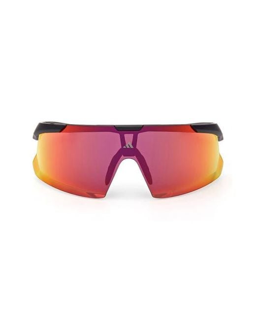 Adidas Pink 00Mm Shield Sunglasses