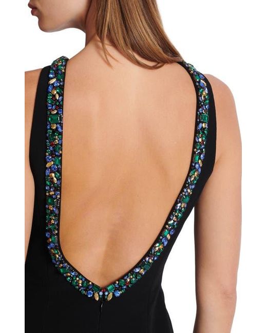 Balmain Black Long Sleeveless Dress