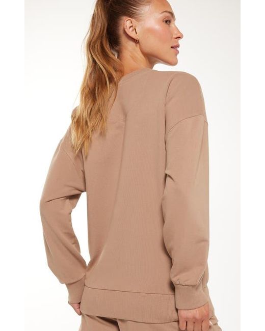 Recess x Zella Natural Courtside Oversize Sweatshirt