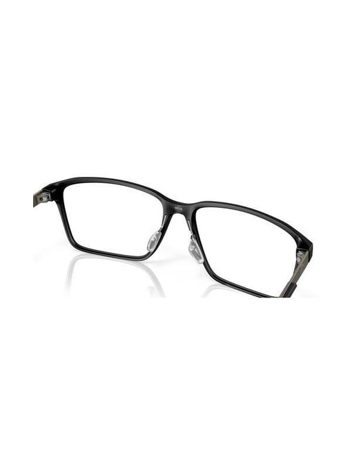 Costa Black 53Mm Rectangle Optical Glasses for men