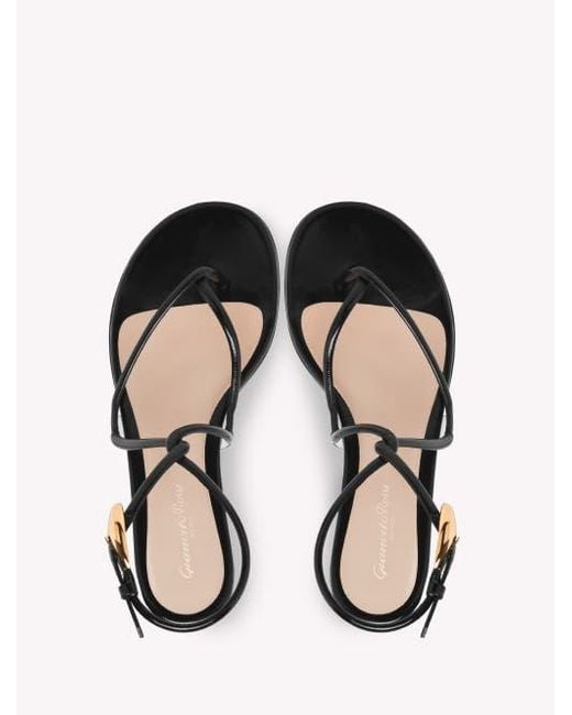 Gianvito Rossi Natural Jungle Mamba Flat