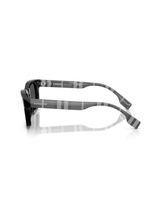 Burberry Black 51Mm Rectangular Sunglasses for men