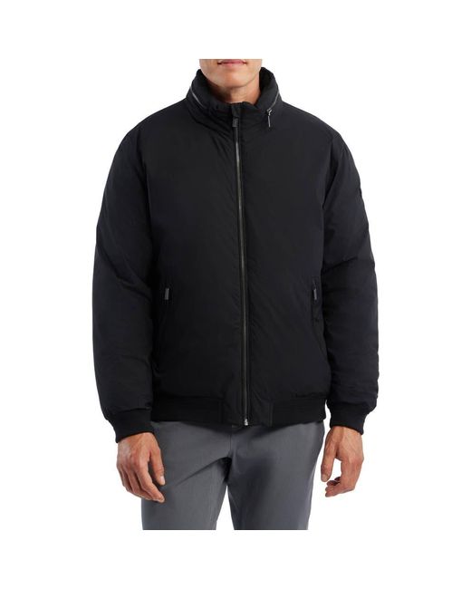 Hunter Black Albion Water Resistant Bomber Jacket for men