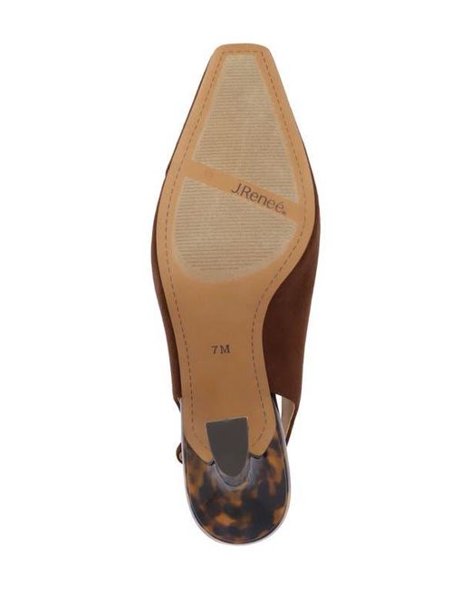 J. Reneé Brown Prissy Slingback Pump