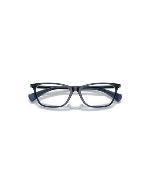 Ralph Blue 53Mm Rectangle Optical Glasses