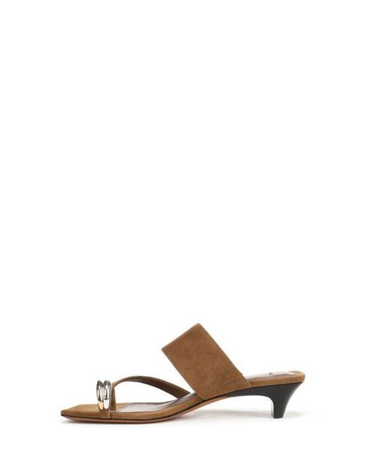 Vince Brown Stacy Toe Loop Sandal