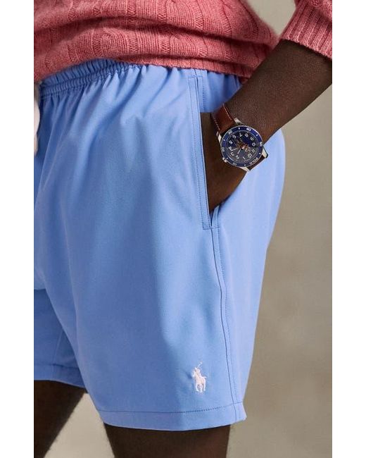 Polo Ralph Lauren Blue Traveler Swim Trunks for men