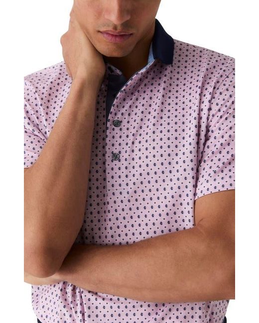 Greyson Purple Ghost Dreamer Performance Polo for men