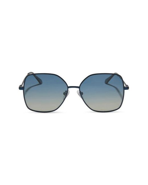 DIFF Blue Iris 59Mm Gradient Square Sunglasses