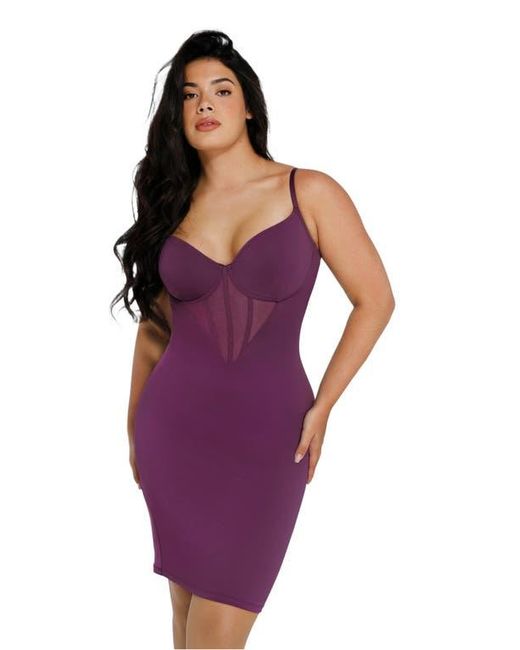 corset shapewear for dress TA3 Corsety Scoop Neck Pencil - Contour Black/Sand - XL in shapewear and construction that smooths Popilush Women's Shapewear Mesh Corset