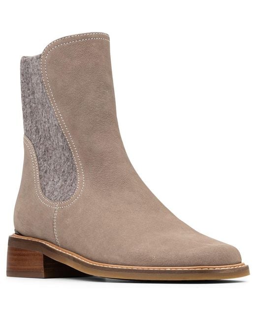 Donald J Pliner Brown Autumn Chelsea Boot