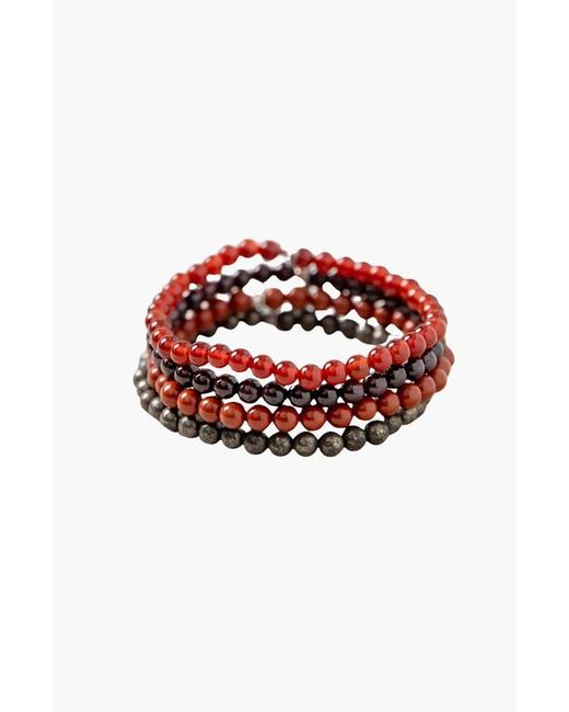 Tiny Rituals Red Aries Bracelet Set