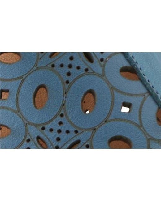 Spring Step Blue Kovach Slingback Sandal