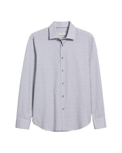 Bugatchi Blue James Ooohcotton Button-Up Shirt for men