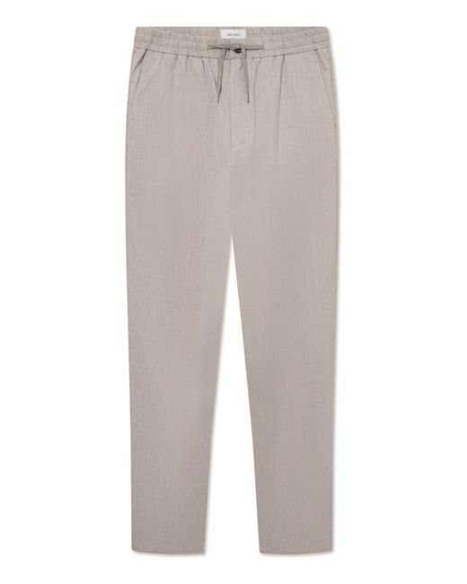 Les Deux White Como Slub Tapered Pants for men