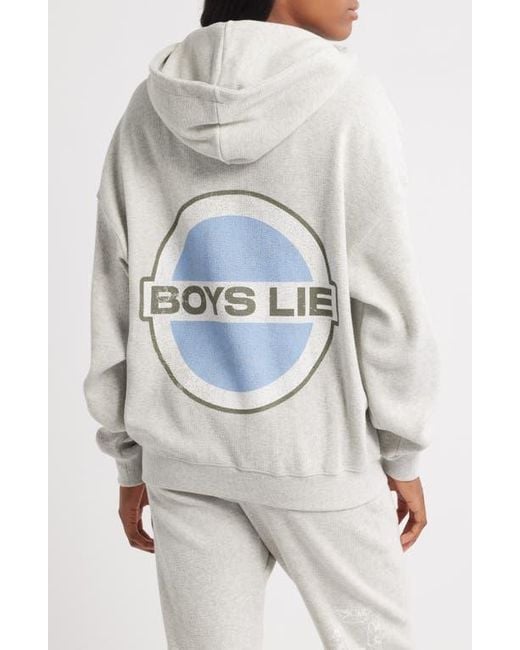 Boys Lie White Pamela Logo Hoodie