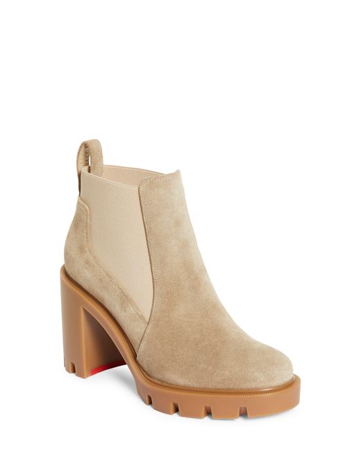 Christian Louboutin Natural Marchacroche Chelsea Boot