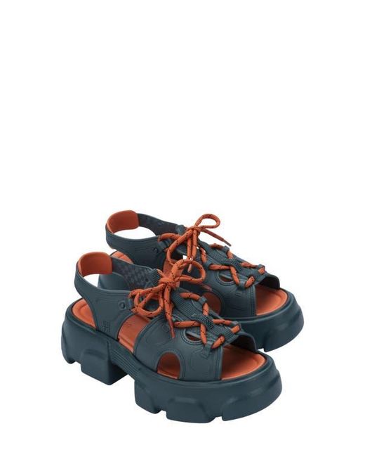 Melissa Blue Camp Platform Sandal