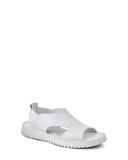 Spring Step White Abadessa Slingback Sandal