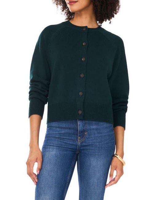 Vince Camuto Raglan Sleeve Cardigan in Black | Lyst