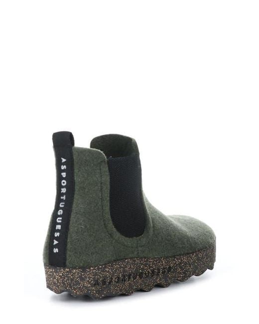 ASPORTUGUESAS Green Caia Chelsa Boot
