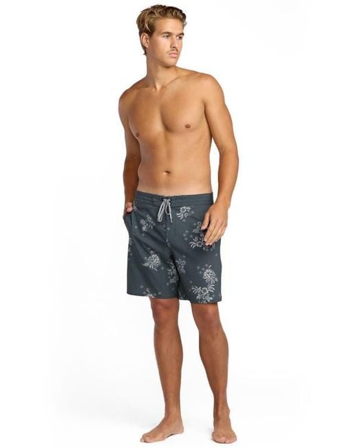 Billabong Blue Good Times Lo Tide Board Shorts for men