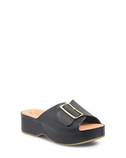 Kork-Ease Gray York Platform Slide Sandal