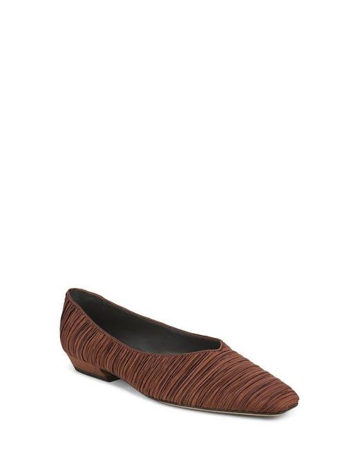 Sarto Brown Dasia Pointed Toe Flat