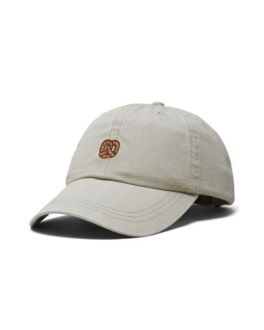 Alix White Pretzel Dad Cap