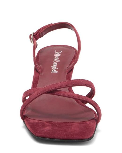 Jeffrey Campbell Red Chrissy Slingback Sandal
