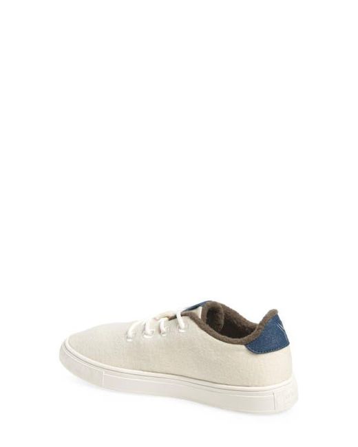 YY Nation White Cirro Wool Blend Water Resistant Low Top Sneaker