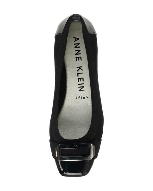 Anne Klein Black Uplift Flat
