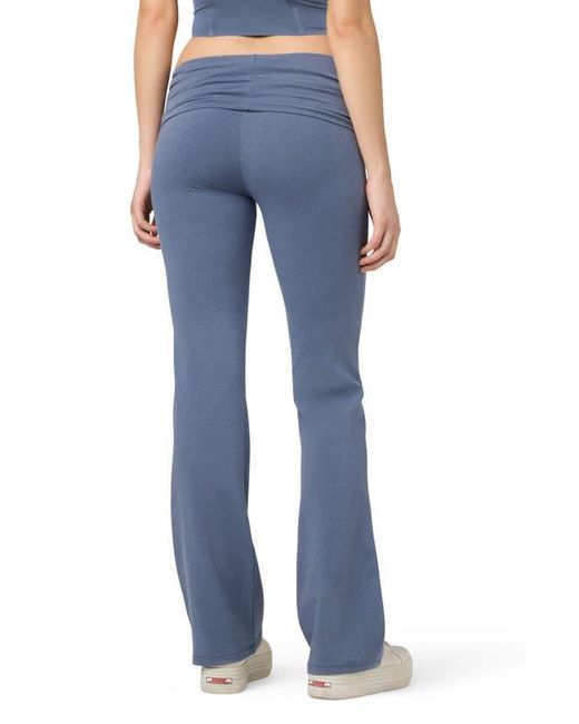 Florence By Mills Blue Fold Down Flare Pants