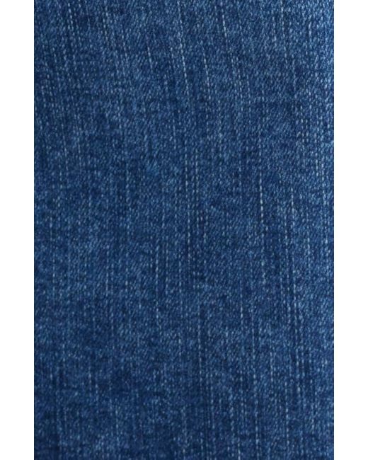 FRAME Blue Le Slim Palazzo Patch Pocket High Waist Wide Leg Jeans