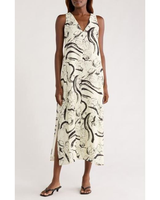 MELLODAY White Sleeveless Shift Dress